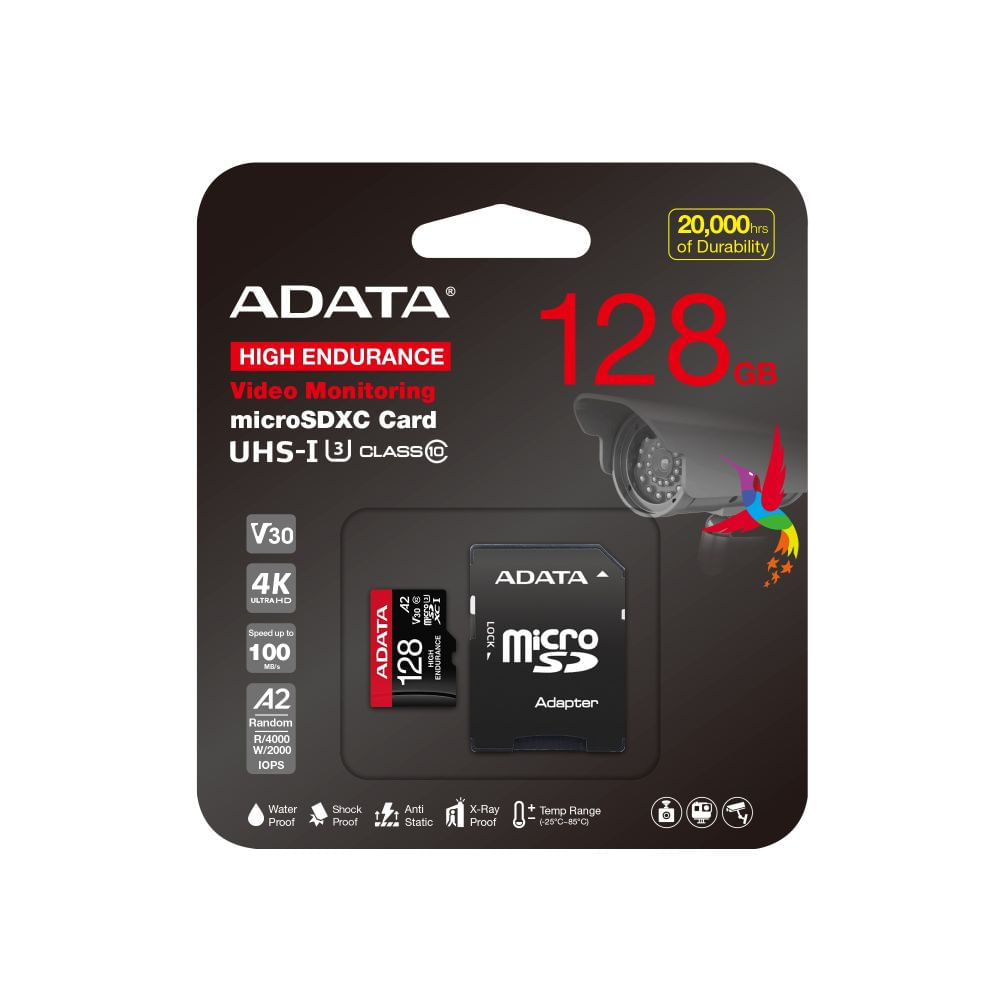 [AUSDX128GUI3V30SHA2-RA1] Memoria Micro SD Video vigilancia