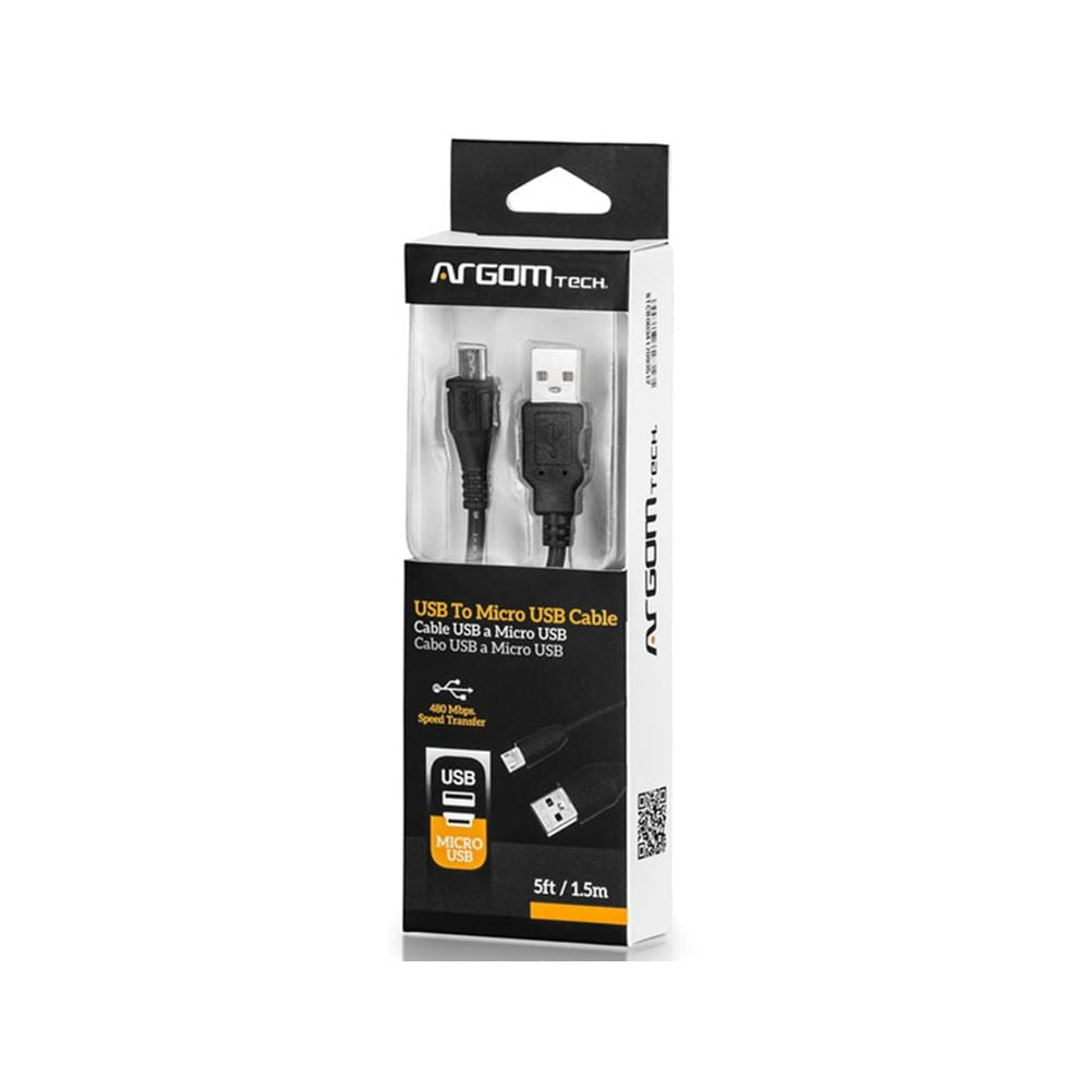 [ARG-CB-0034] Cable Argom USB 2.0 a Micro USB- 1.5m