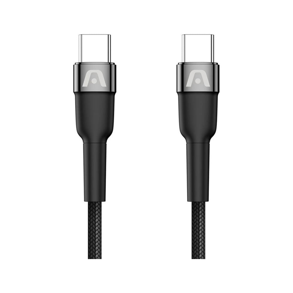 [ARG-CB-0049BK] Cable Argom Tipo C a Tipo C 100W Nylon Trenzado