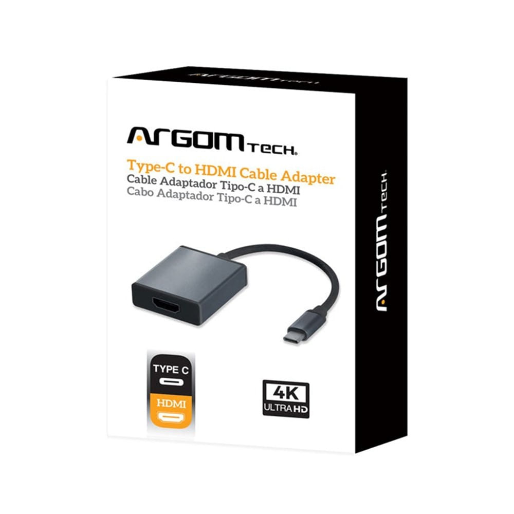[ARG-CB-0060] [ARG-CB-0060] Cable Adaptador Argom Tipo C a HDMI de 15cm