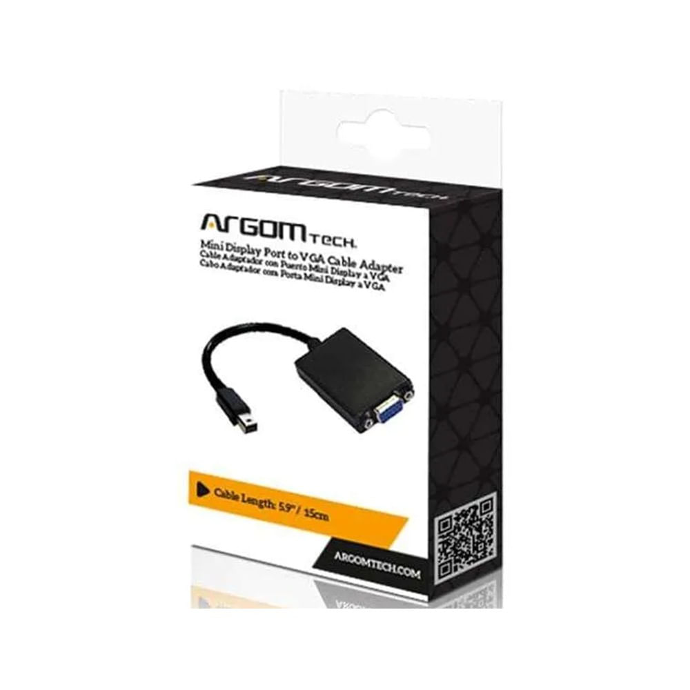 [ARG-CB-0053] Adaptador de Cable Argom Mini Displayport a VGA