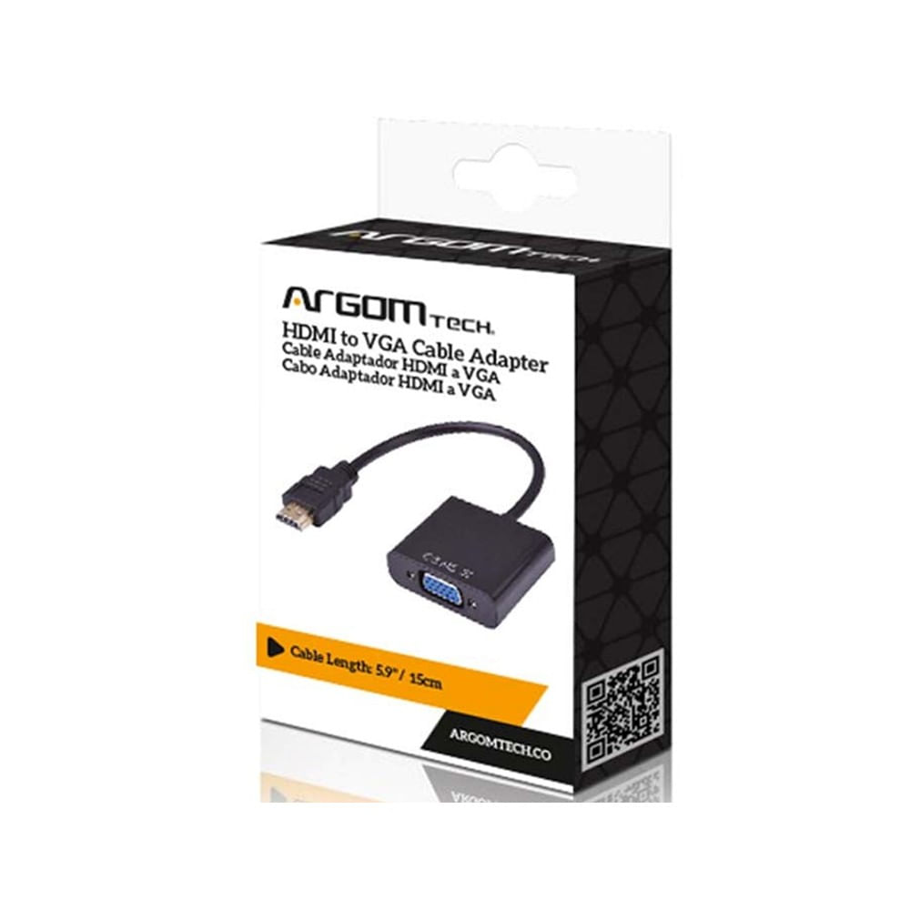 [ARG-CB-0055] Adaptador de Cable Argom HDMI a VGA