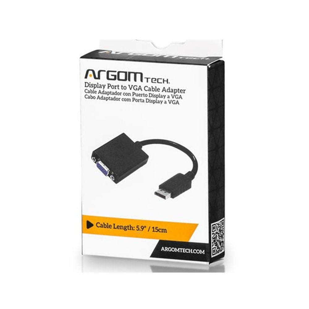 [ARG-CB-0056] Adaptador de Cable Argom Displayport a VGA