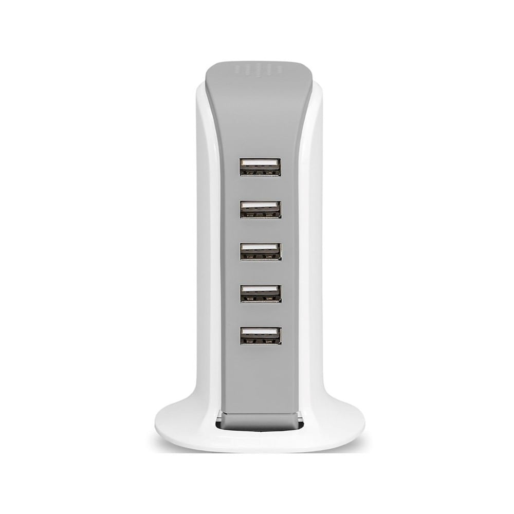 [ARG-AC-0119WT] Estacion de Carga Argom 5 puertos USB 6A