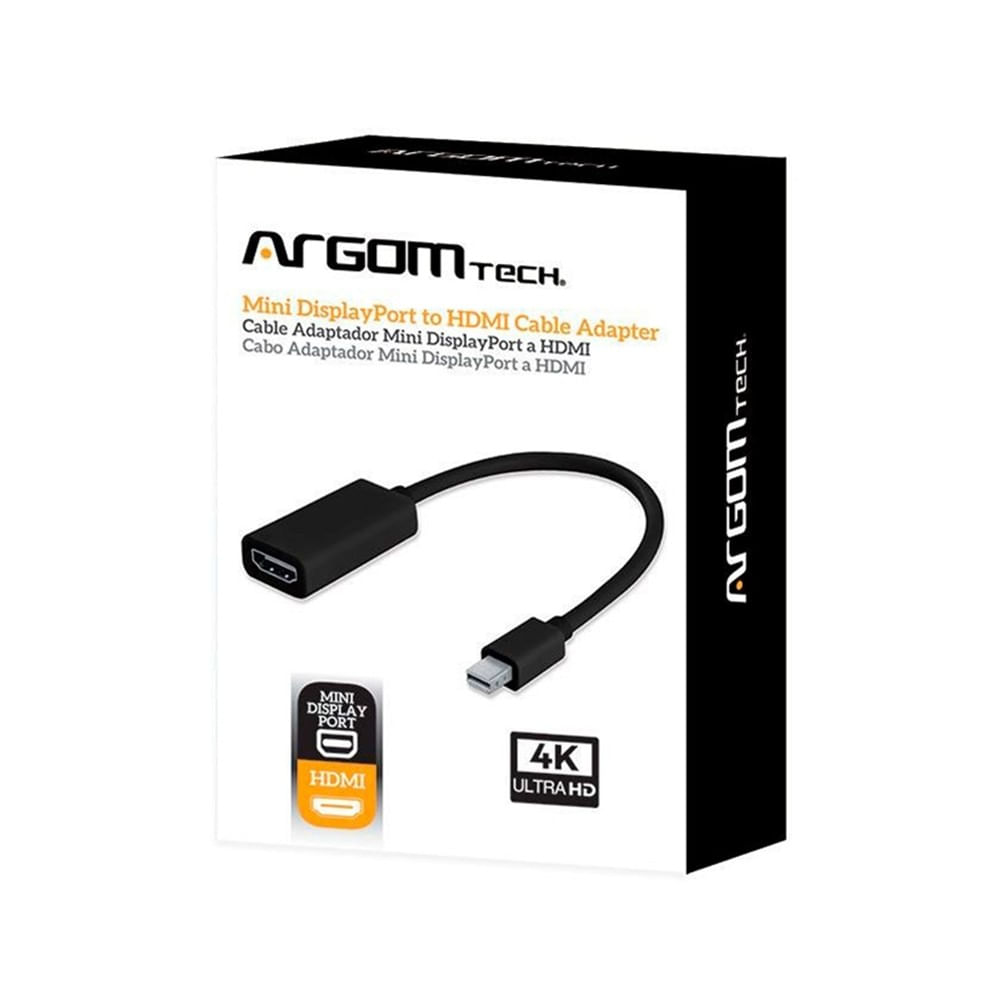 [ARG-CB-0042] Cable Adaptador Argom Mini Displayport a HDMI 22cm