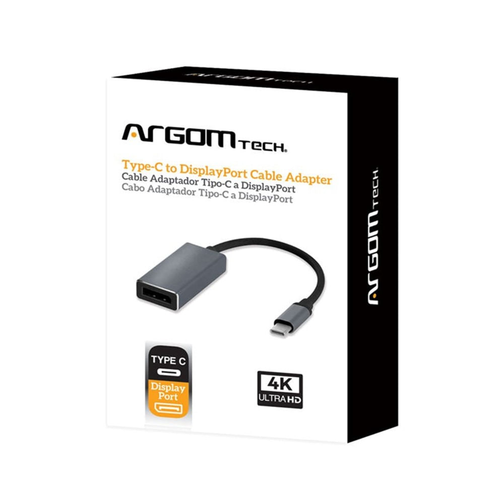 [ARG-CB-0061] Cable Adaptador Argom Tipo C a Displayport de 15cm