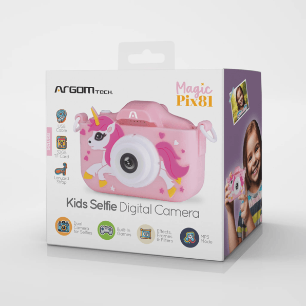 [ARG-AC-9181PKCL] [ARG-AC-9181PKCL] Cámara infantil Argom PIX81 rosada
