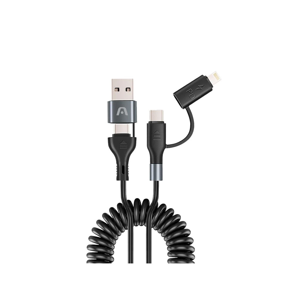 [ARG-CB-0071BK] [ARG-CB-0071BK] Cable Argom 4 en 1 carga rápida