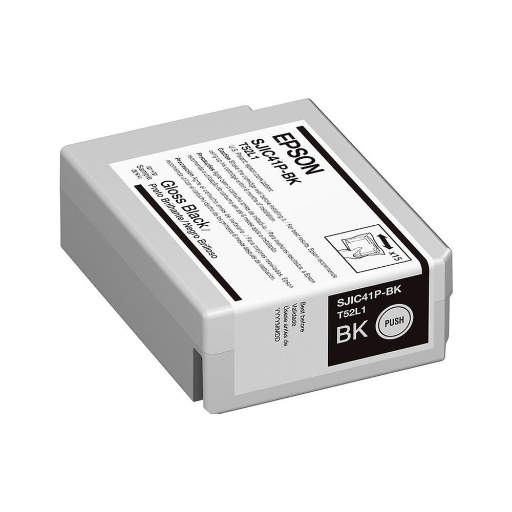 [C13T52L120] Cartucho Epson de tinta Negra para TM-C4000