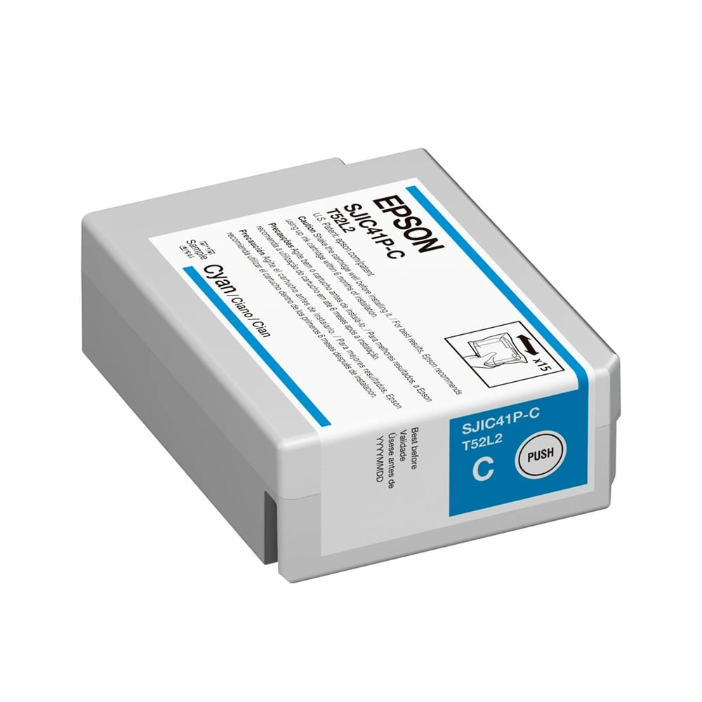 [C13T52L220] Cartucho Epson de tinta Cyan para TM-C4000