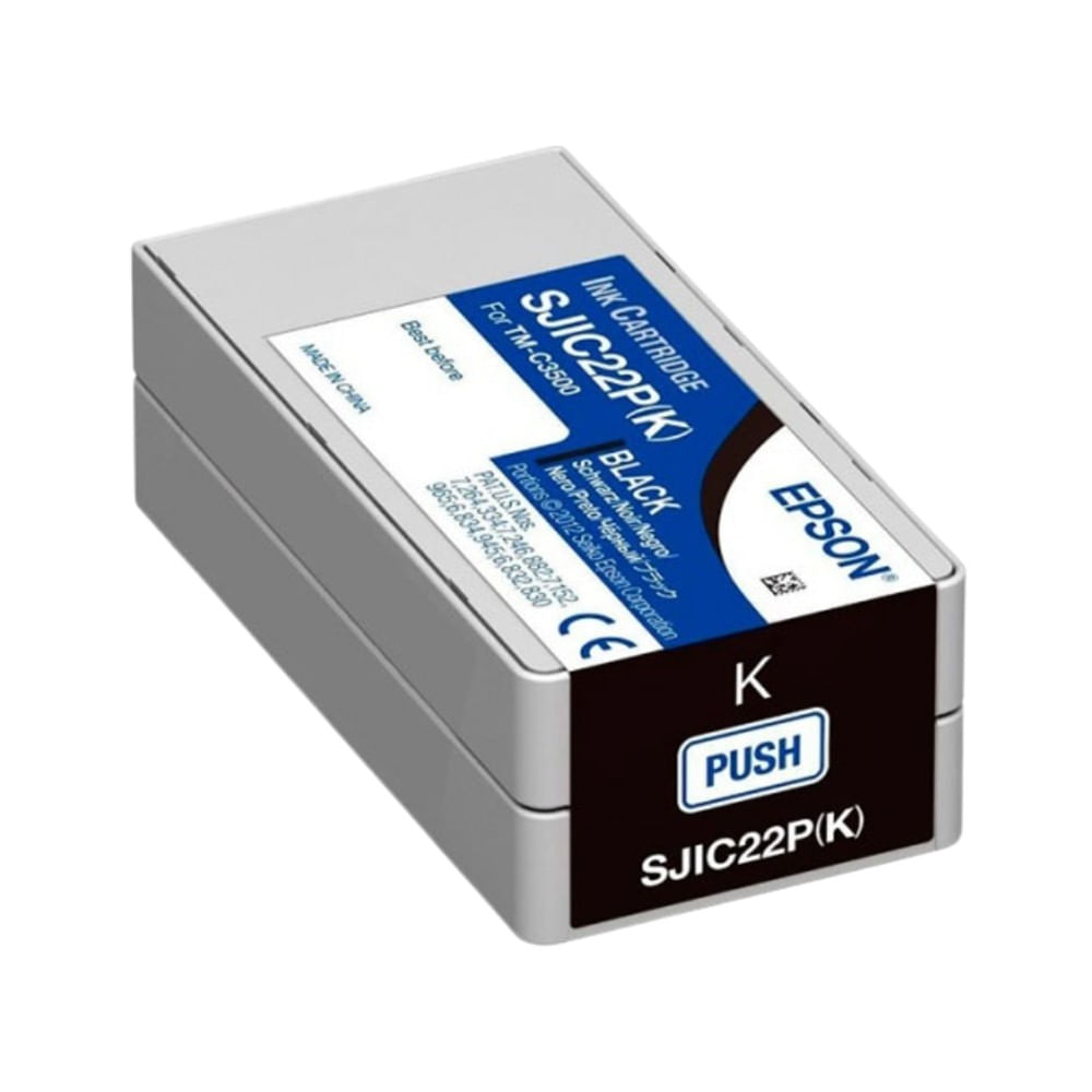 [C33S020577] Cartucho Epson de tinta Negra para TM-C3500