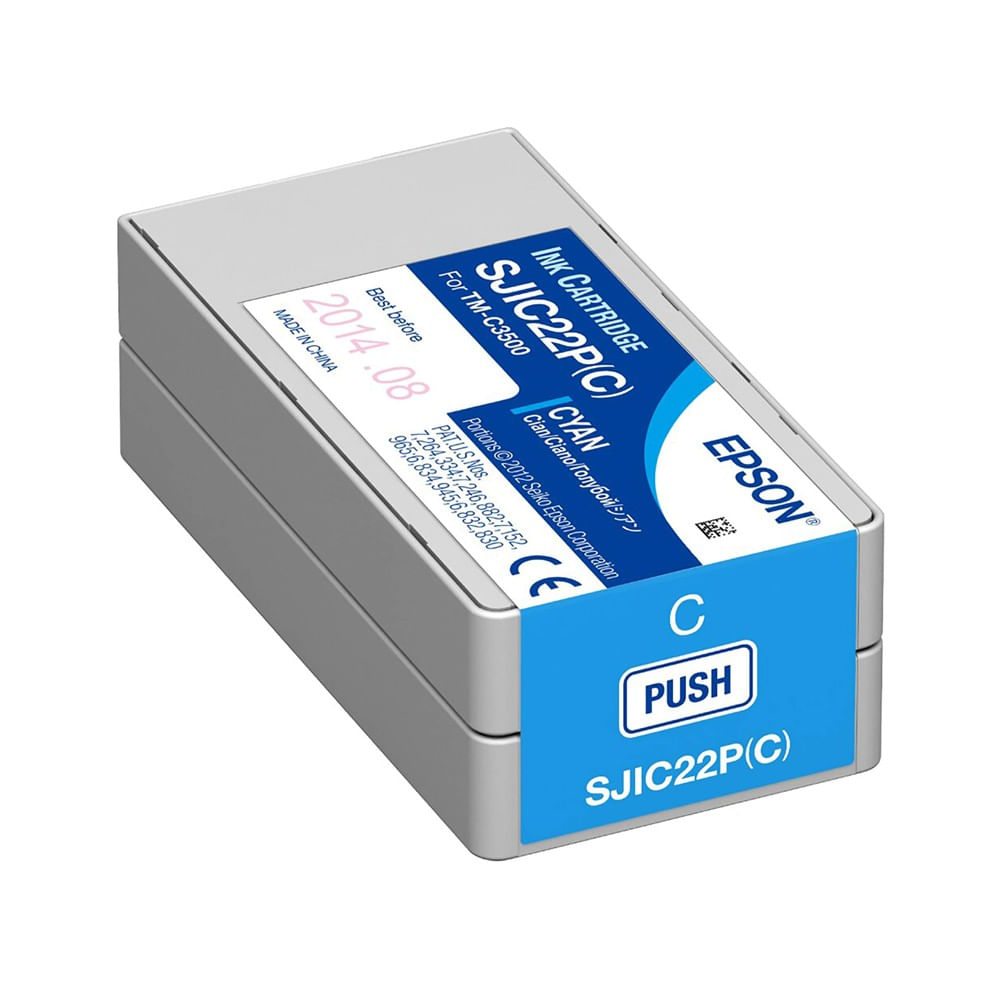 [C33S020581] Cartucho Epson de tinta Cyan para TM-C3500