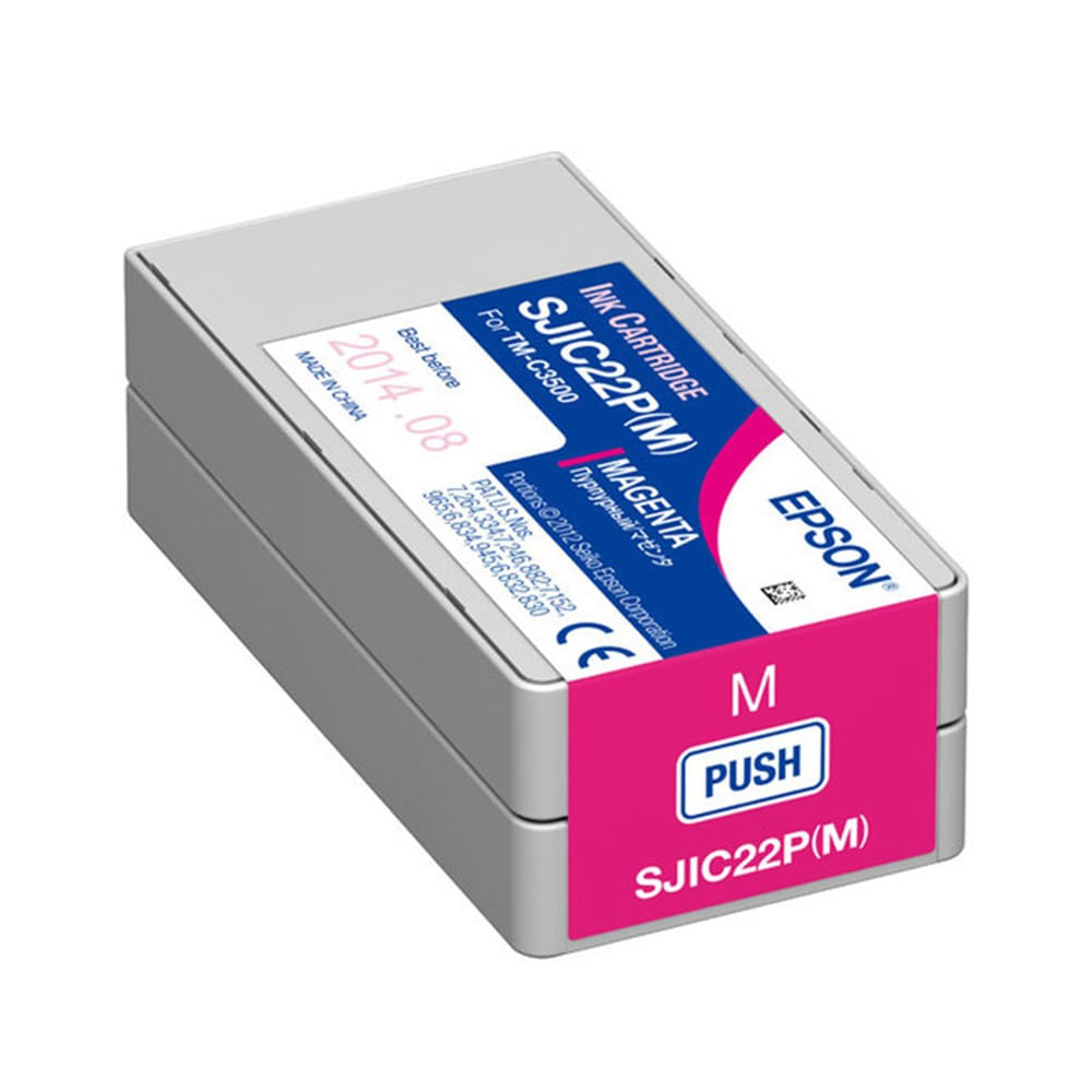 [C33S020582] Cartucho Epson de tinta Magenta para TM-C3500