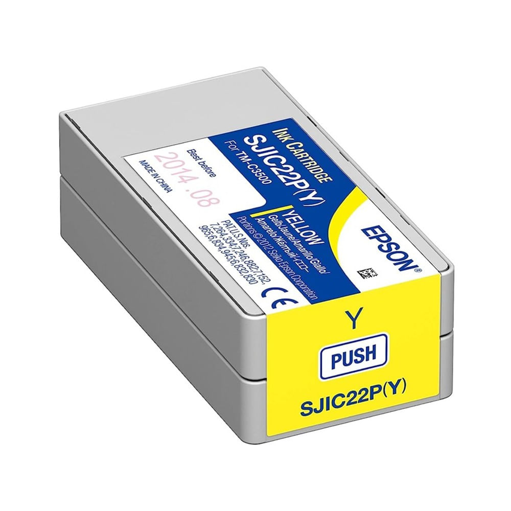 [C33S020583] Cartucho Epson de tinta Amarillo para TM-C3500