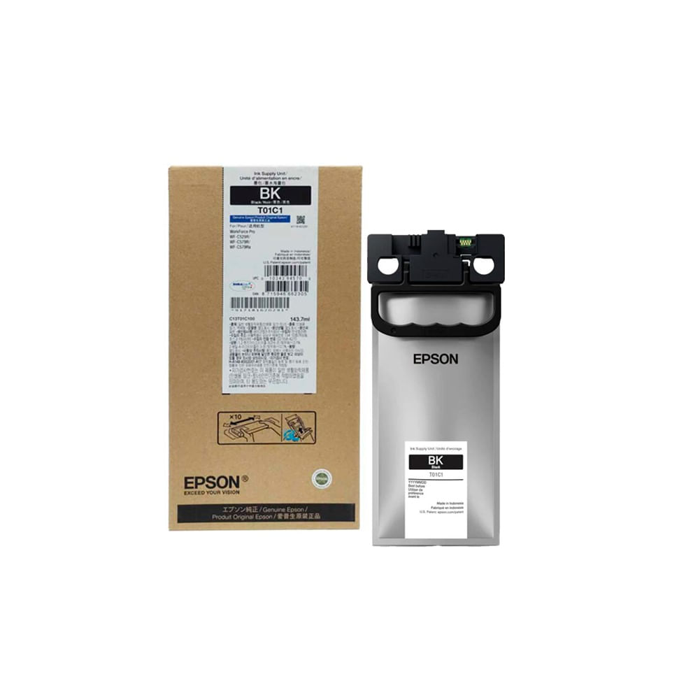 [T01C100] Tinta Epson Negra DURABrite Ultra T01C