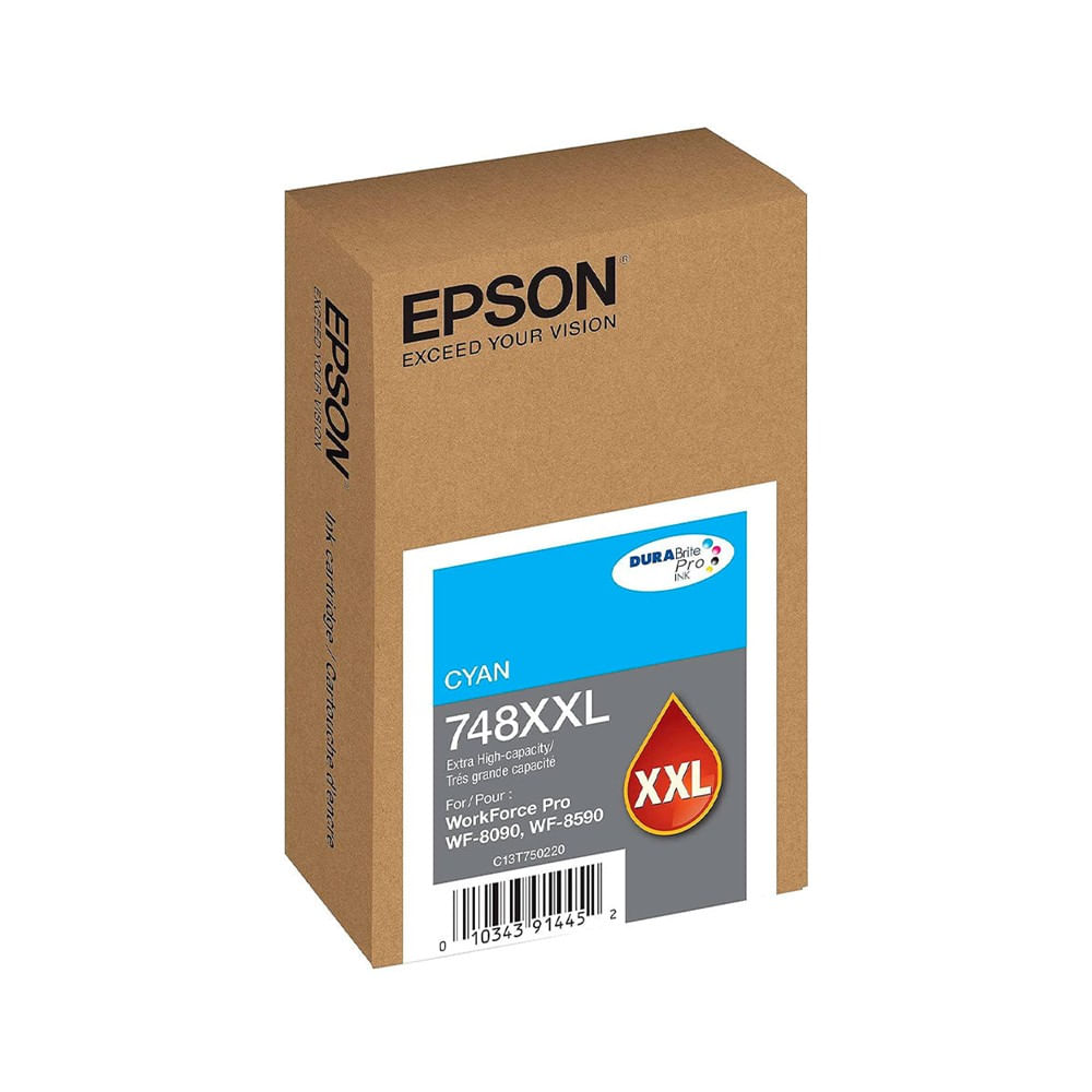 [T748XXL220-AL] Cartucho Epson de tinta Cyan WF-6090/6590