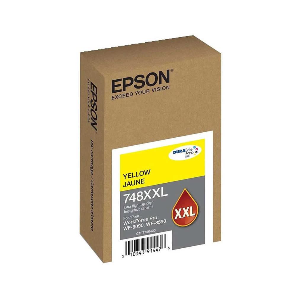 [T748XXL420-AL] Cartucho Epson de tinta Amarillo WF-6090/6590