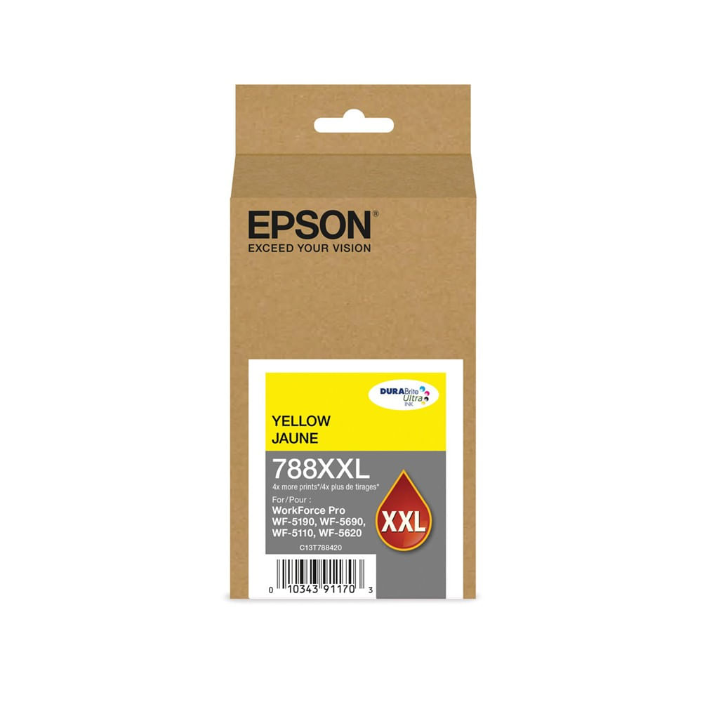 [T788XXL420-AL] Cartucho de tinta Amarilla Epson WF-5190/WF-5690