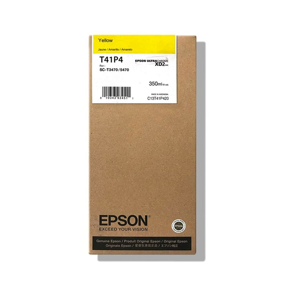 [T41P420] Cartucho EPSON YELLOW 350 ML