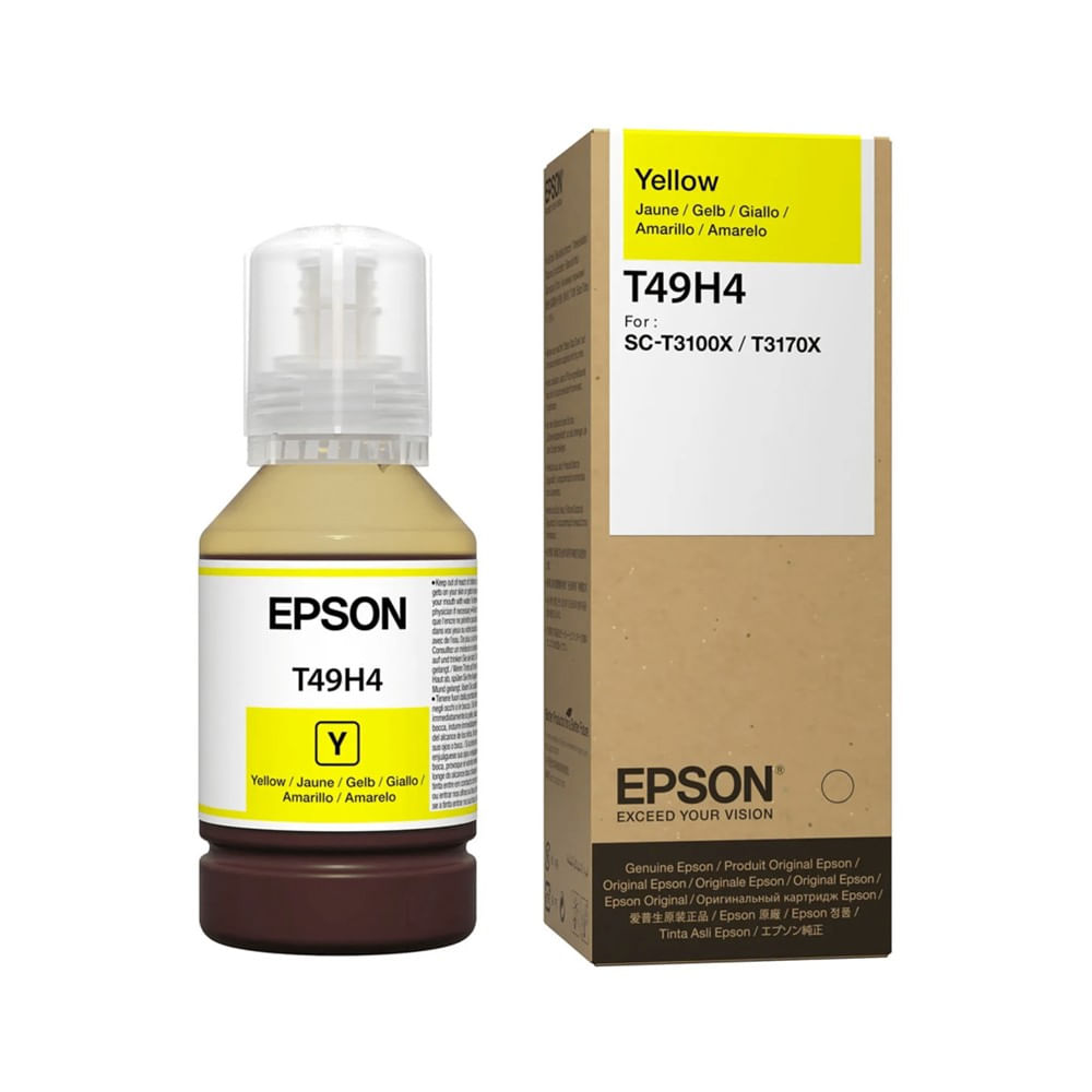 [T49H400] Botella EPSON T49H amarillo 140ML