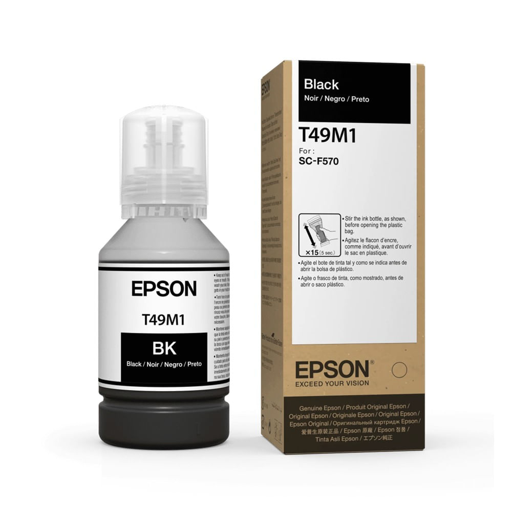 [T49M120] Botella EPSON Black Ink Cart - 140ml