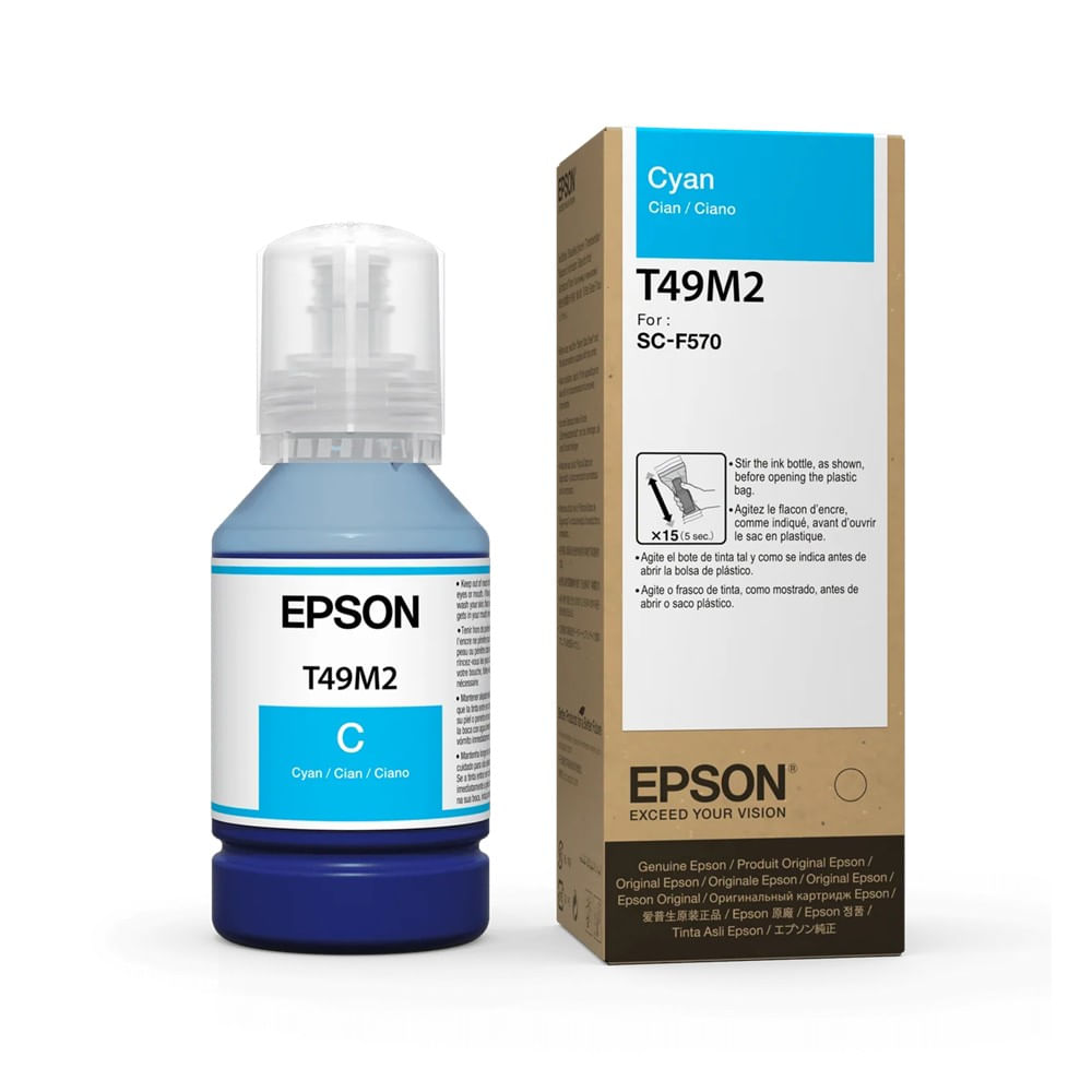 [T49M220] Botella EPSON Cyan Ink Cart - 140ml