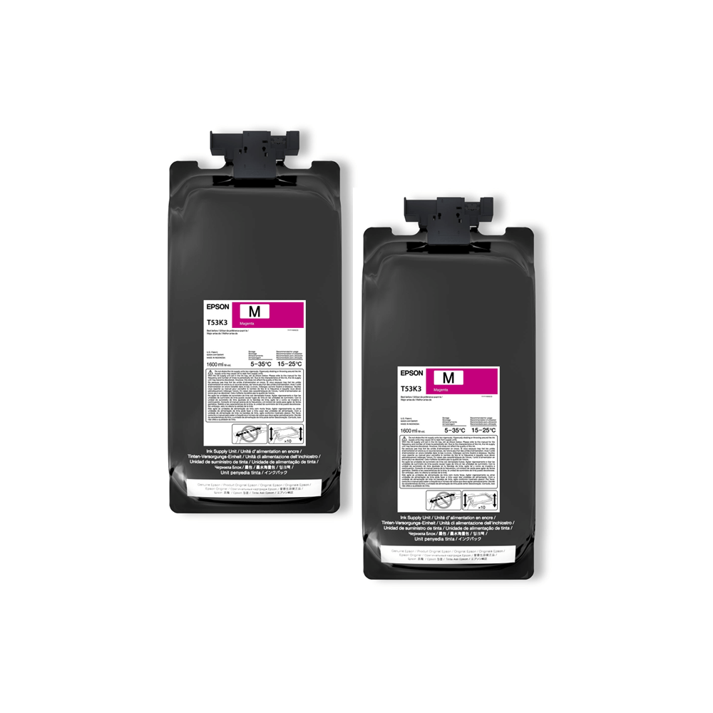 [T53K320] [T53K320] Bolsa de Tinta Epson UltraChrome DS Magenta Ink Bag X2 - 1.6lt
