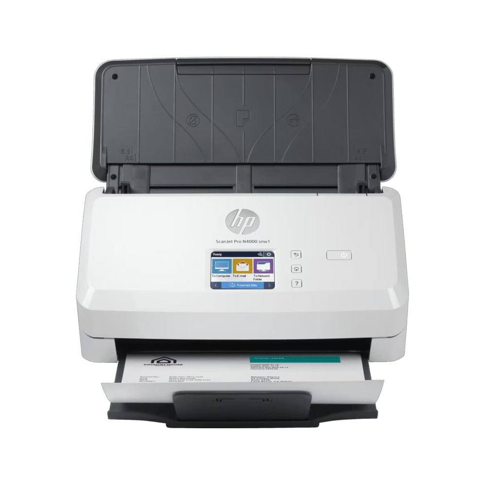 [6FW08A#BGJ] Escáner HP ScanJet Pro N4000 snw1 Vertical con alimentación de hojas