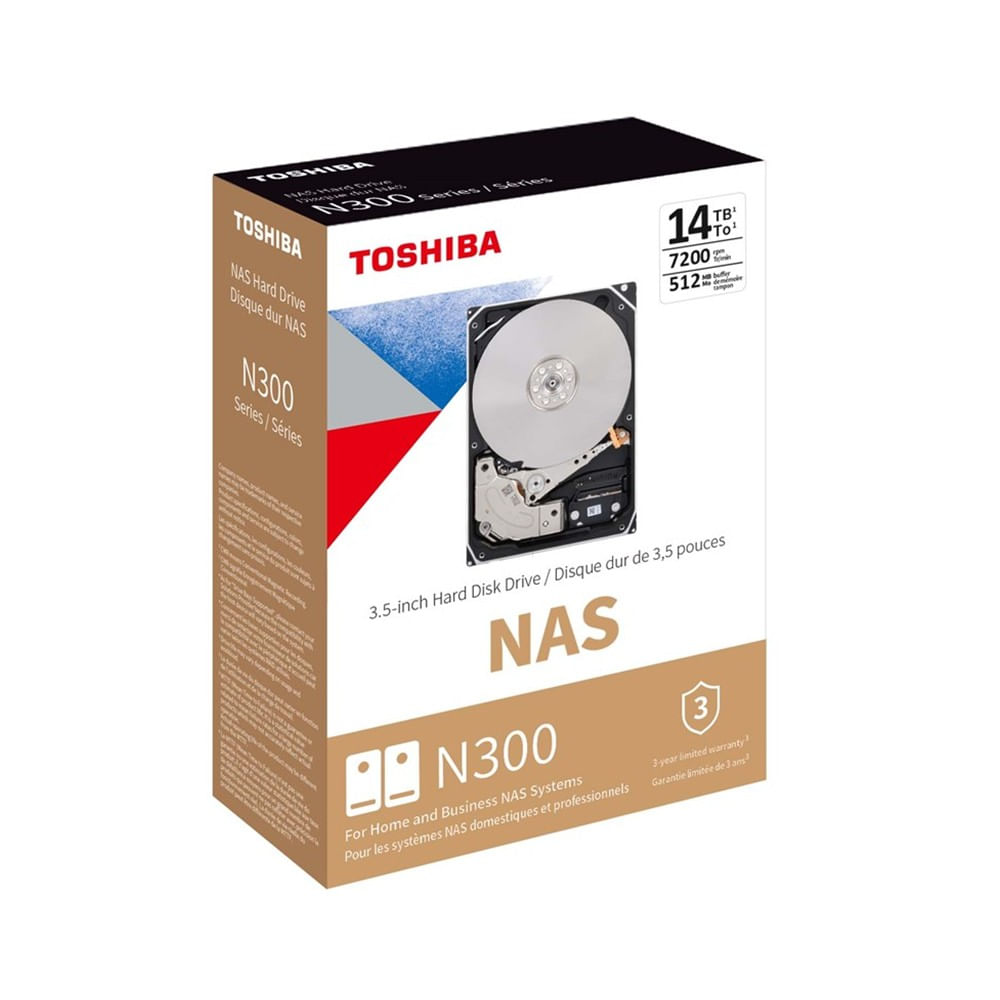 [HDWG51EXZSTA] [HDWG51EXZSTA] Disco Duro Interno NAS N300  14 TB